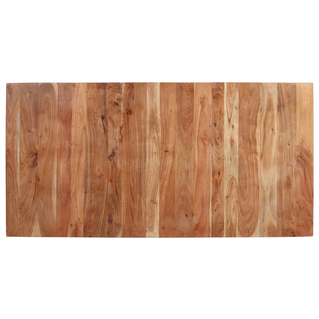 NNEVL Dining Table 160x80x76 cm Solid Acacia Wood