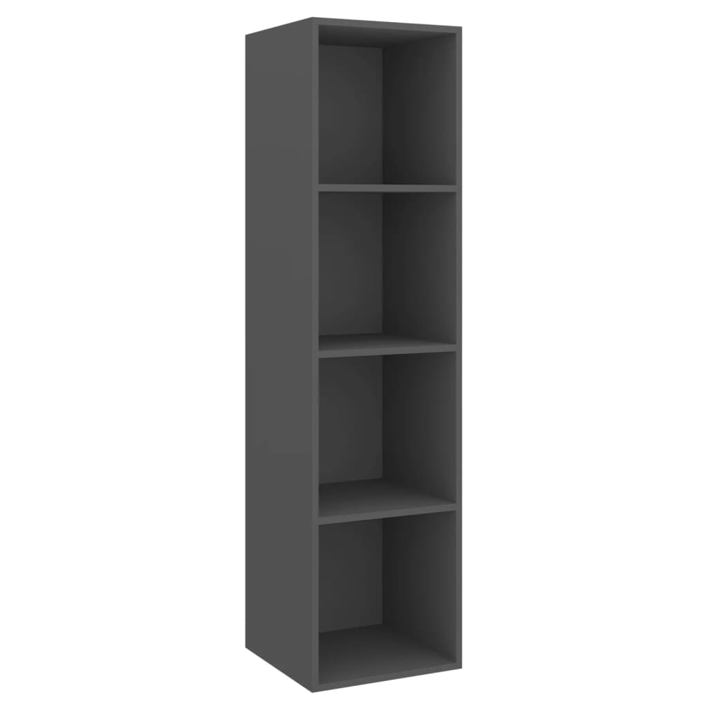NNEVL 3 Piece TV Cabinet Set Grey Chipboard