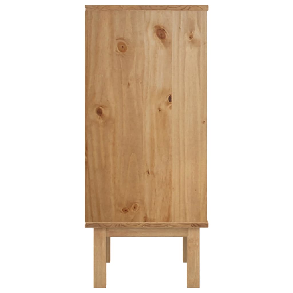 NNEVL Drawer Cabinet OTTA 45x39x90cm Solid Wood Pine