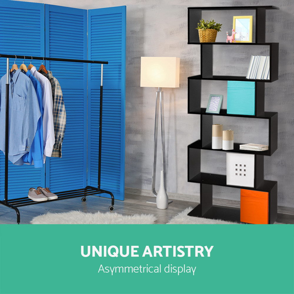 NNEDSZ 6 Tier Display Shelf - Black