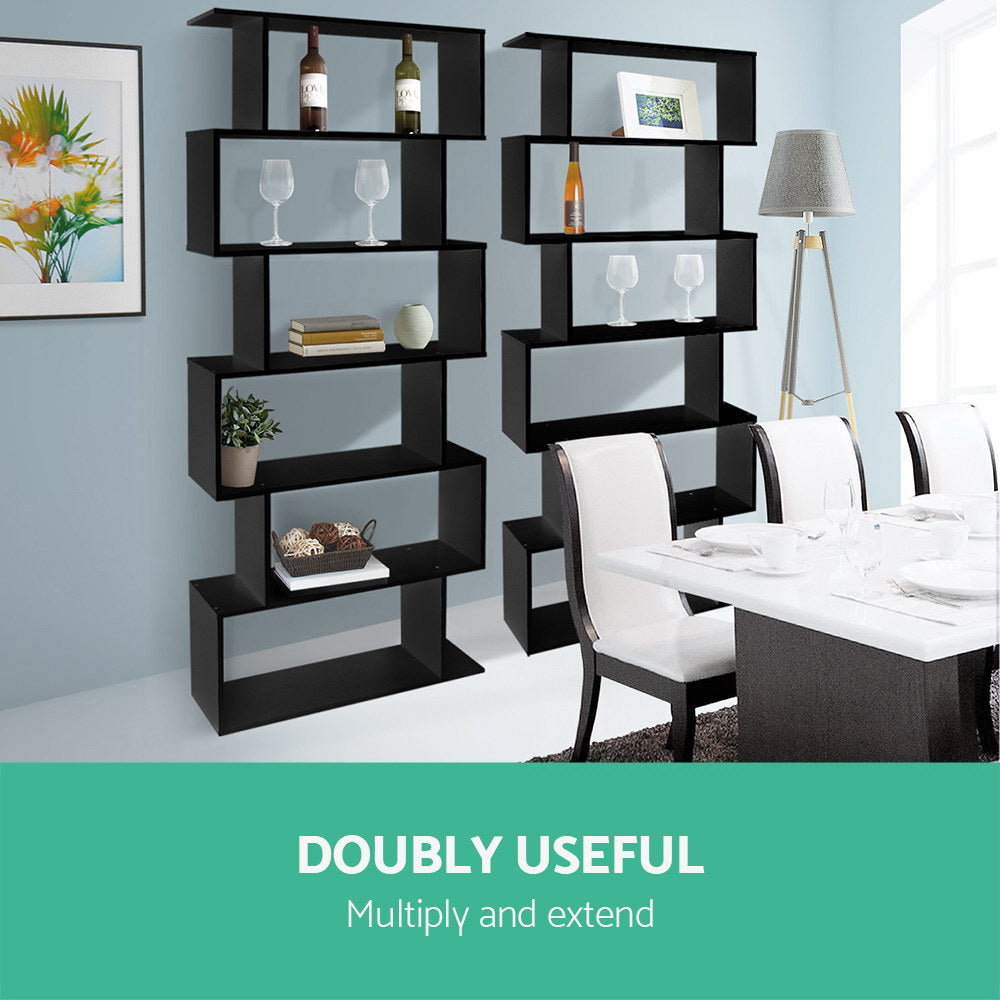 NNEDSZ 6 Tier Display Shelf - Black