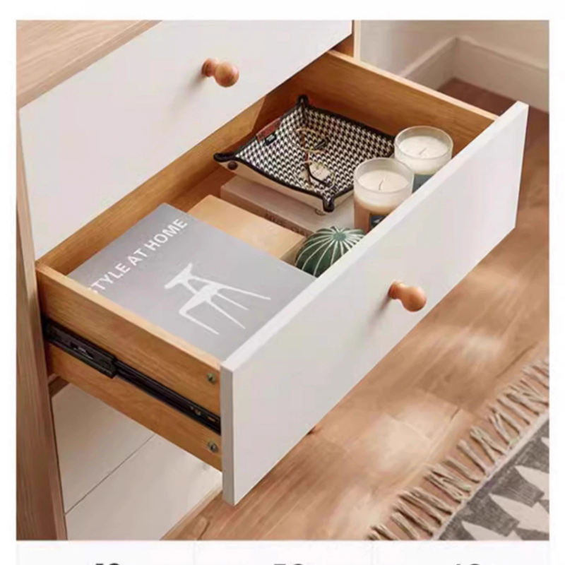 NNETB 4-Drawer Wooden Storage Cabinet
